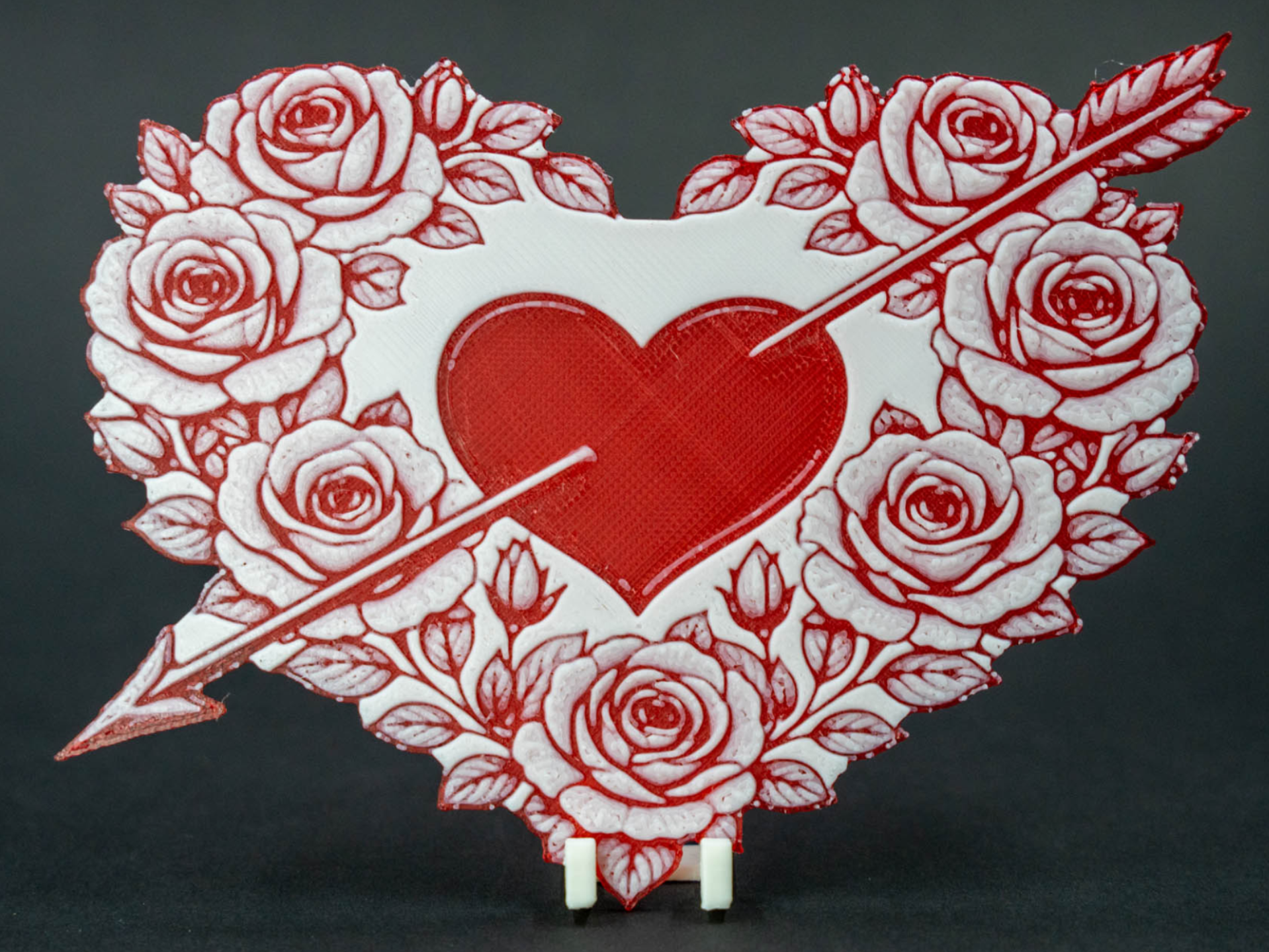 Valentine’s Day - Pierced Heart with Roses