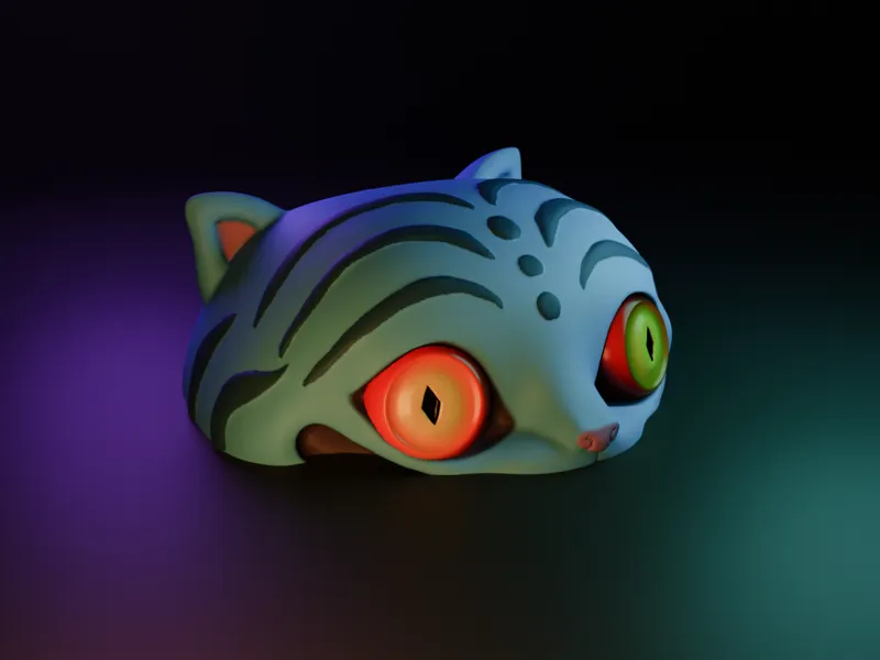 KPop Demon Hunters - Derpy Tiger in the Floor