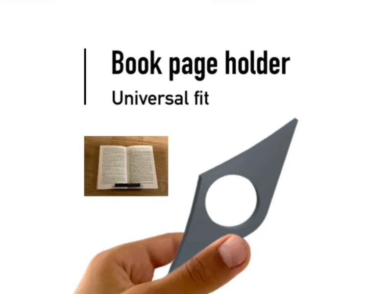Book page holder ~4g