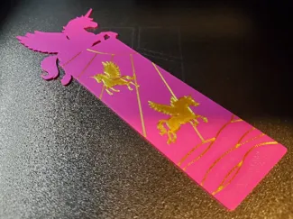 Winged Unicorn Bookmark