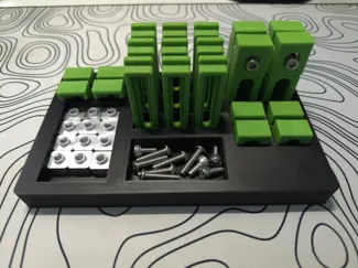 CNC Clamp Organizer for Crush-It Set