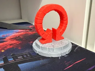 God of War Logo stand