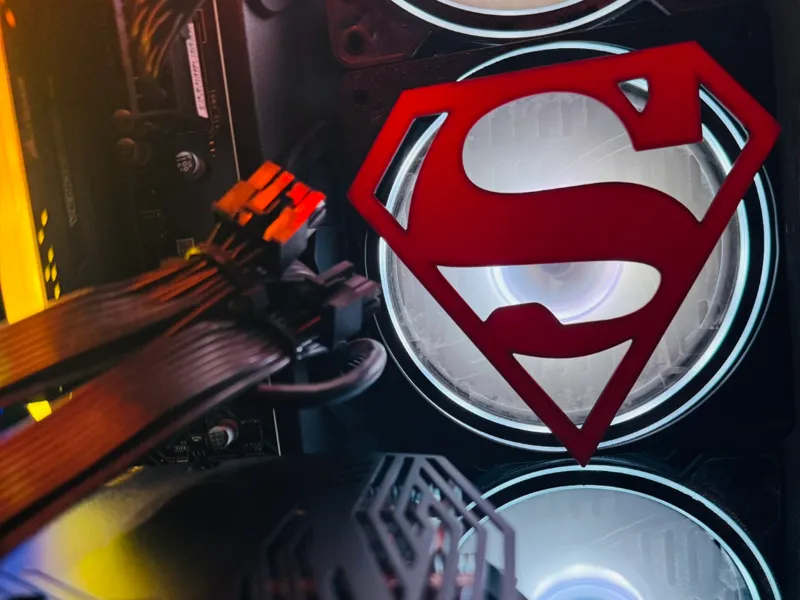 Lüftergitter 120mm Superman
