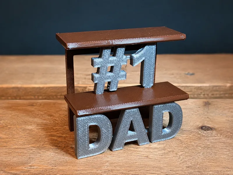 #1 Step Dad Sign | Fast No-AMS Father’s Day Print