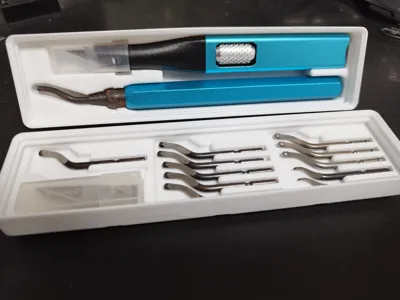 Gridfinity Deburr & Hobby Knife Holder