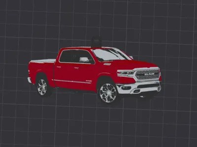 Dodge ram 1500 keychain