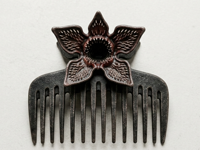 The "Democomb"  Stranger Things inspired hair comb