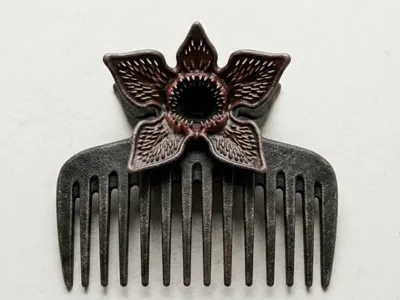 The "Democomb"  Stranger Things inspired hair comb