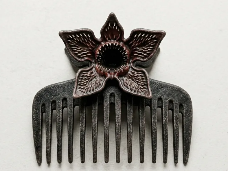 The "Democomb"  Stranger Things inspired hair comb