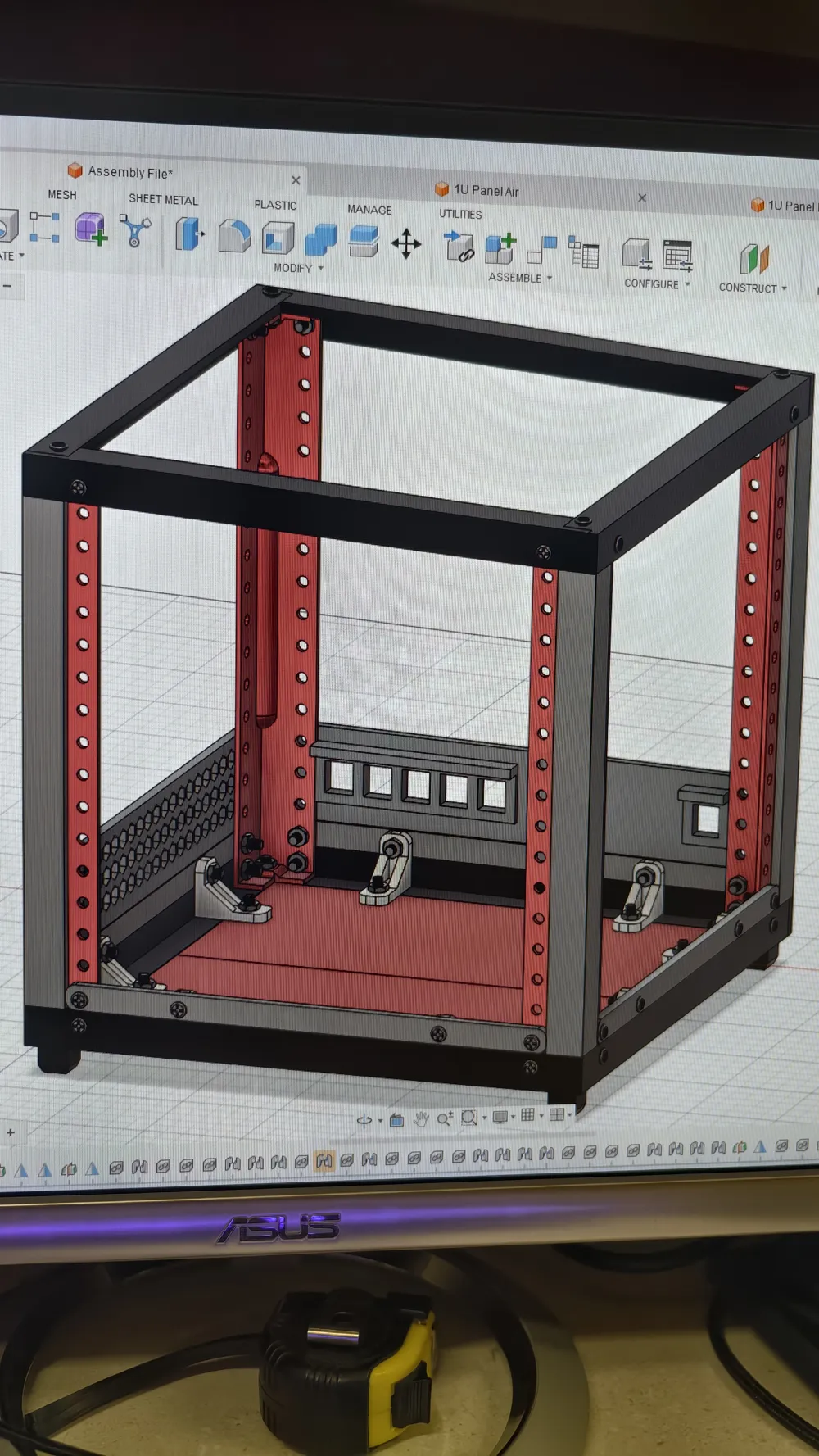 CUBE v1.0 - 5U 10 Inch Mini Homelab Rack - Free 3D Print Model - MakerWorld