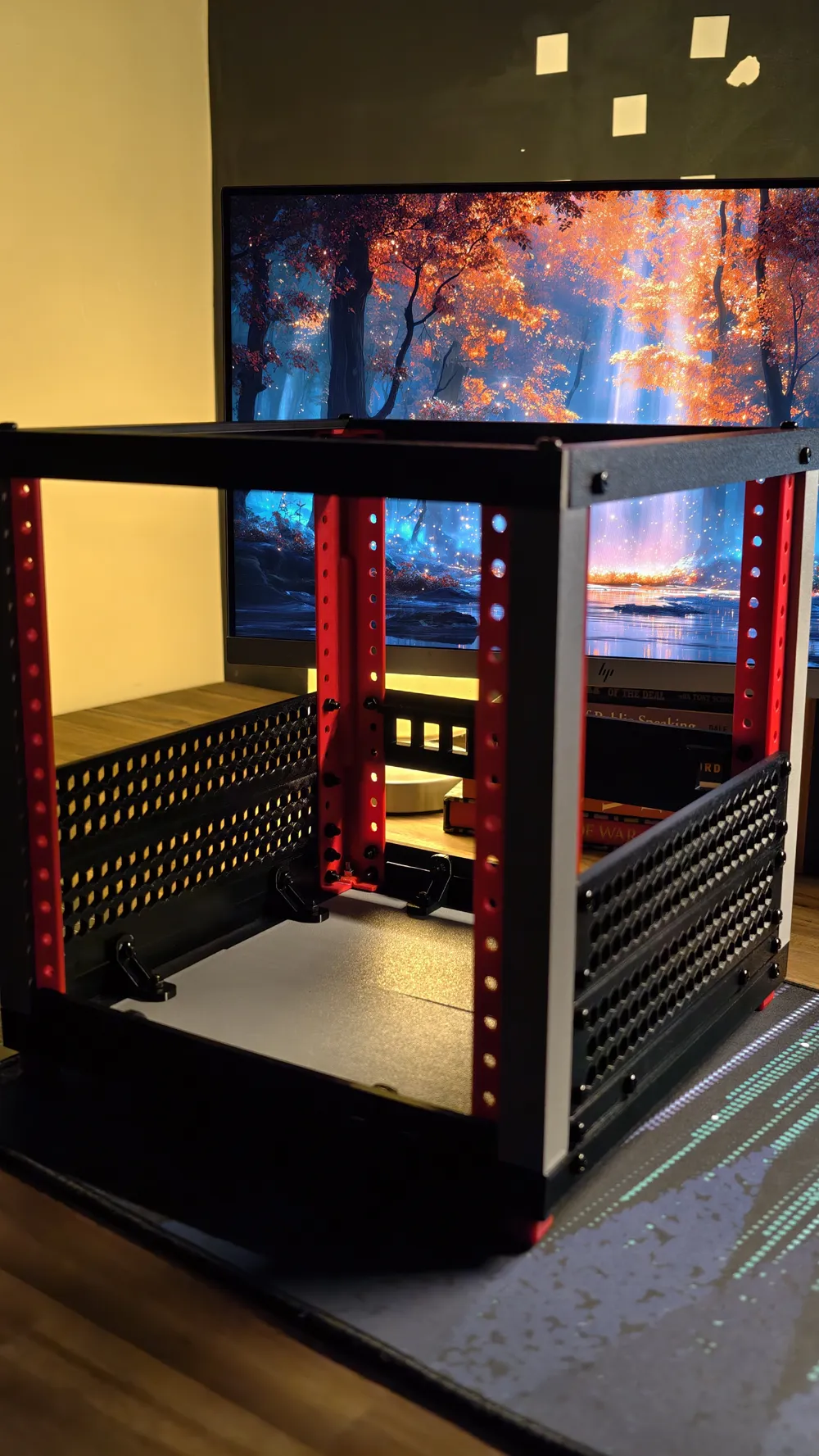 CUBE v1.0 - 5U 10 Inch Mini Homelab Rack - Free 3D Print Model - MakerWorld