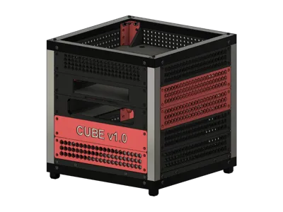 CUBE v1.0 - 5U 10 Inch Mini Homelab Rack