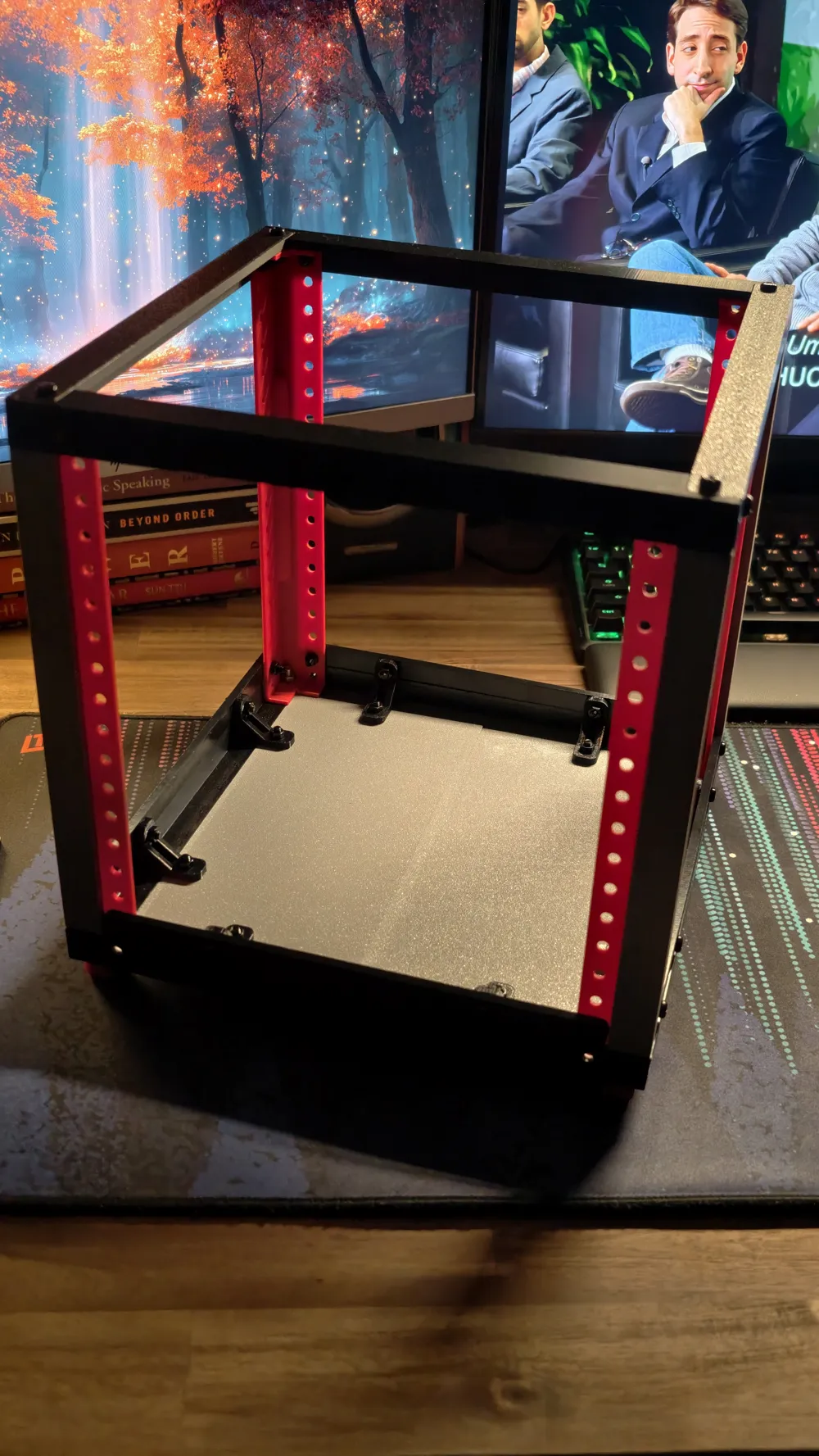 CUBE v1.0 - 5U 10 Inch Mini Homelab Rack - Free 3D Print Model - MakerWorld