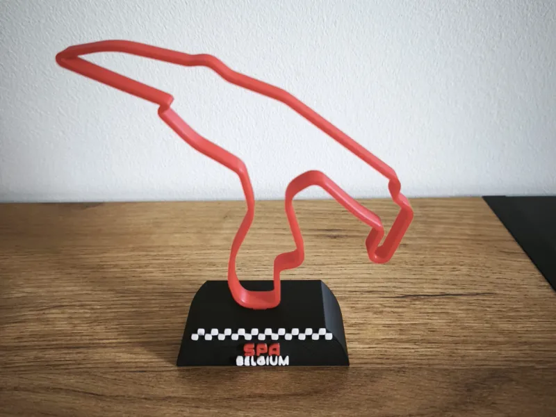 Spa-Francorchamps Track Desk Trophy