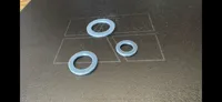 TPU 1 zoll (ID): 20,0 mm (AD): 30,0 mm Dicke: 2,0 mm