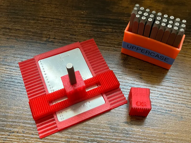 Crypto Recovery Seed Phrase Backup Stamp Jig