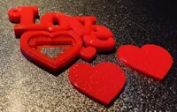 Porte-clés cadre photo Saint-Valentin — photo 2