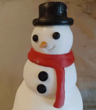 Smirking Snowman