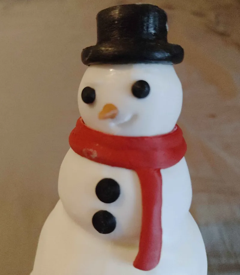 Smirking Snowman