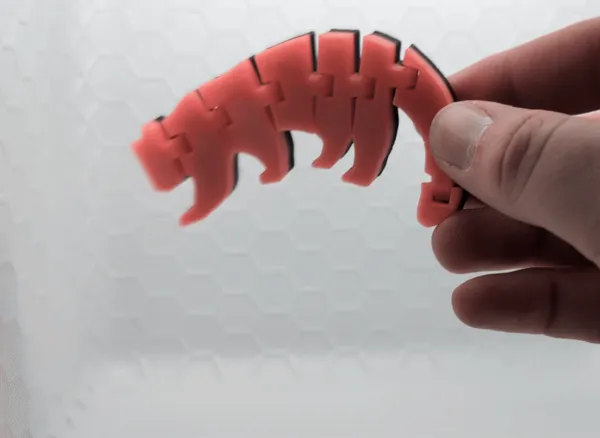 Silhouette flexible panda roux