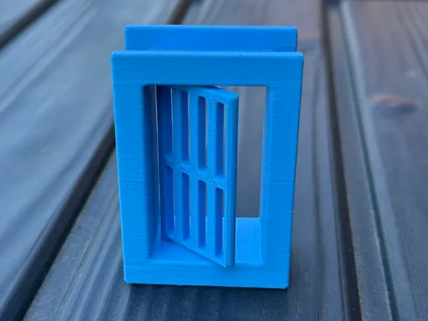 Porte et fenêtre de prison jeu de construction