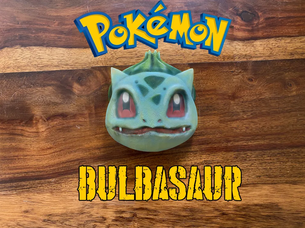 Pokemon Bulbasaur Wooden Wallart by Lobotomy MakerWorld: Download Free ...