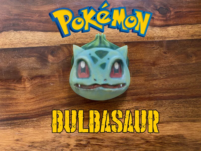 Pokemon Bulbasaur Wooden Wallart