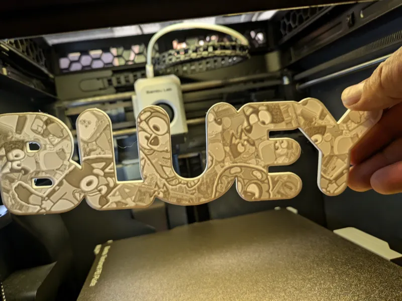 Bluey lithophane ligtbox / stand 