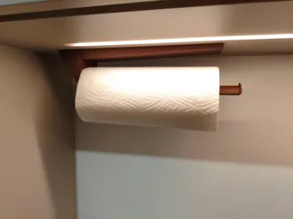 Paper towel holder one plate no assembly