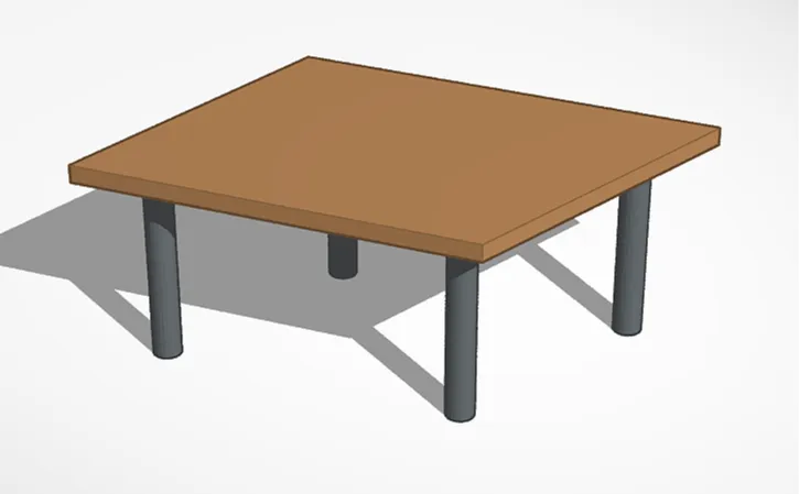 Optical illusion Table
