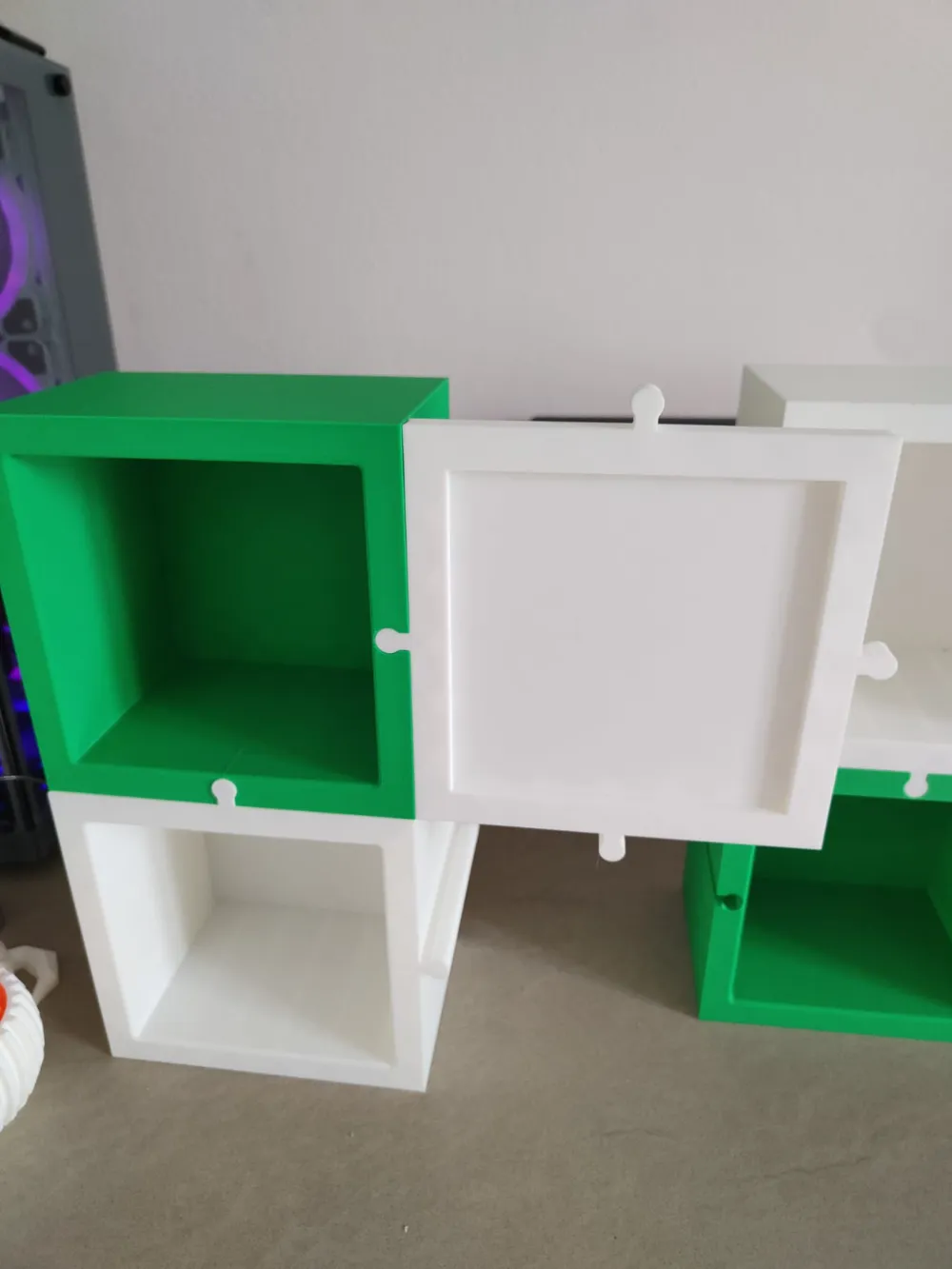 Modular Puzzle Shelf - Free 3D Print Model - MakerWorld