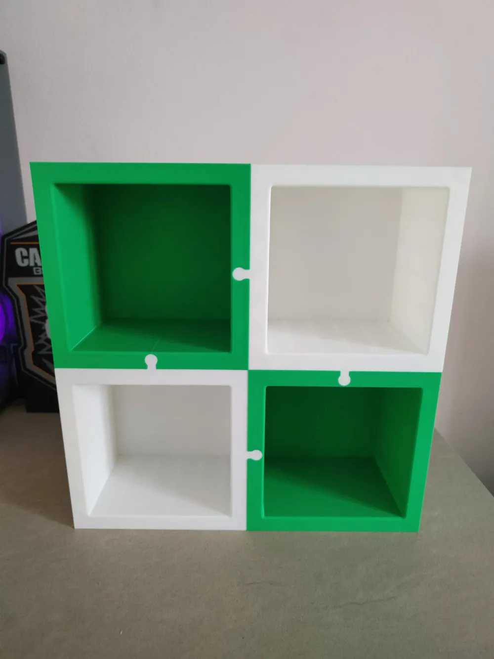 Modular Puzzle Shelf - Free 3D Print Model - MakerWorld