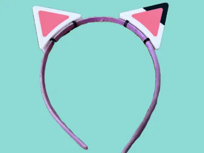 Cat ears to connect to headband