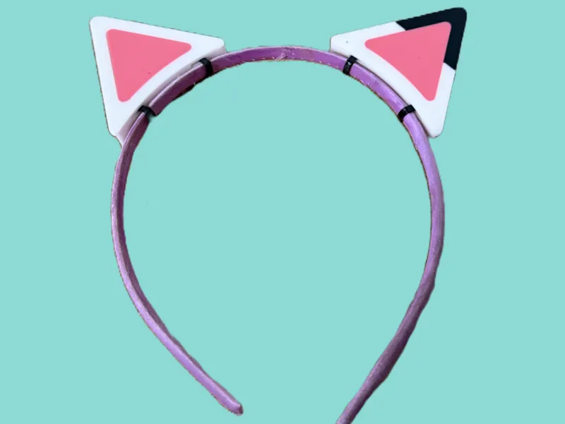 Cat ears to connect to headband