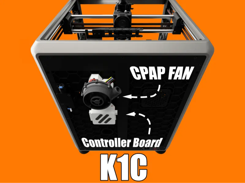 Cpap Fan Mount Creality K1 WS7040