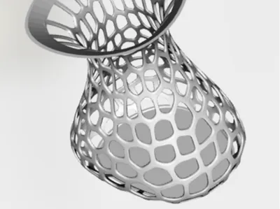 Perforated Pebble Vase