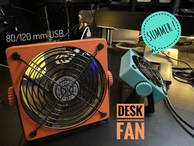 Desk Ventilator 120 / 80 mm