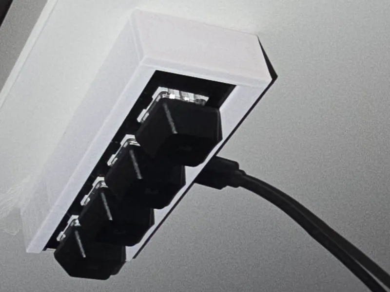 USB Switch Control Mount
