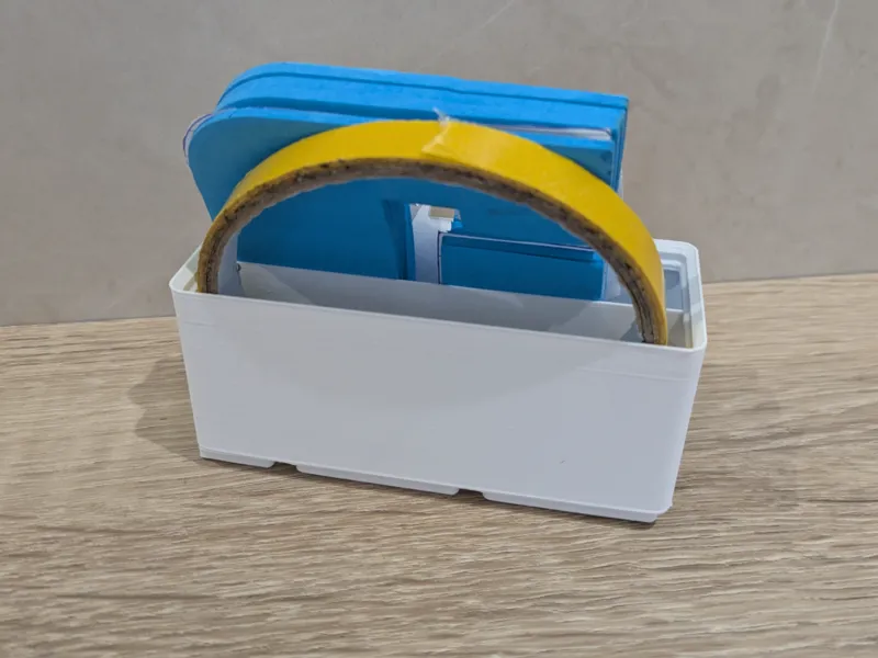 1x2.5x6 gridfinity container with longways divider