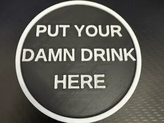 Drink Coaster Drink Here