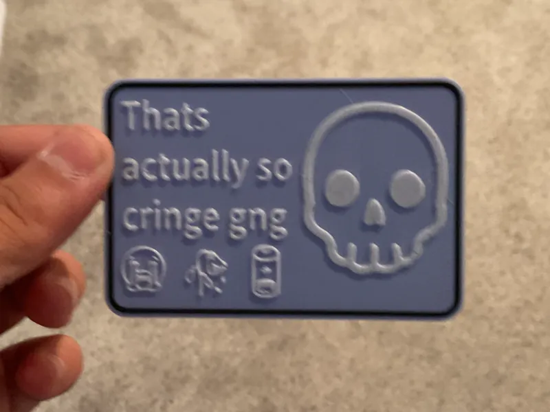 Cringe card (for the ones who have cringe friends)