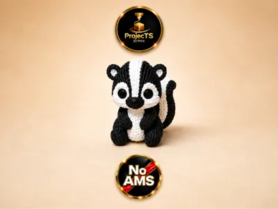 Knitted Skunk