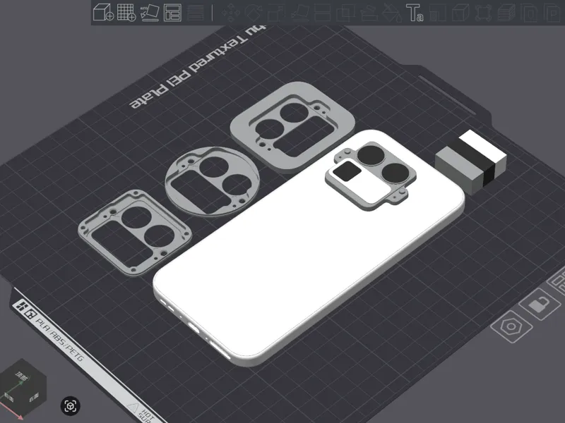 真我 GT8 Pro 机身3D白模 无修改版