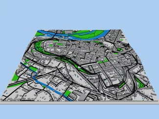 Carte d'Angoulême / Angoulême map