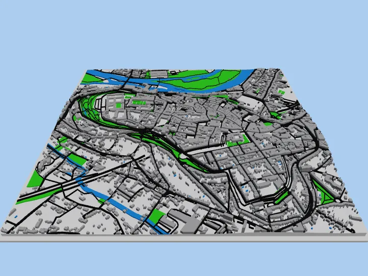 Carte d'Angoulême / Angoulême map