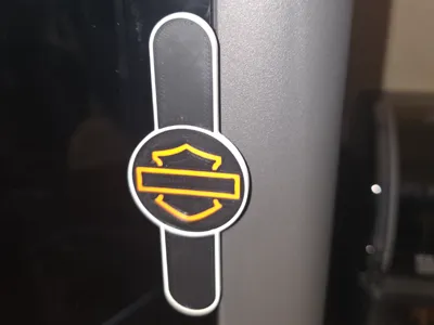 H2C Door and Glass Handles with Harley Logo