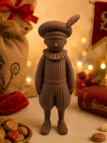 Modelo para impresión 3D: Piet japandi stijl, sinterklaas set — vista de referencia 2