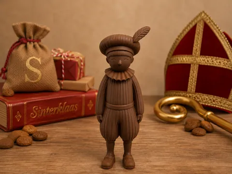 Modelo para impresión 3D: Piet japandi stijl, sinterklaas set — referencia de MakerWorld