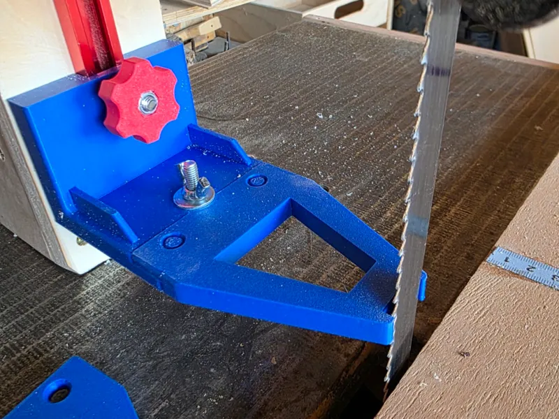 Bandsaw Flush Trimming Jig