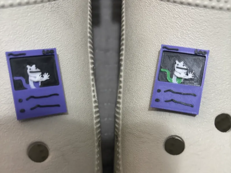Mewtwo Pokémon Card Shoe Charm (Normal and Shiny)